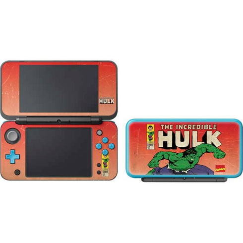 Marvel Classic Comics The Incredible Hulk Nintendo 2DS XL (2017) Skin